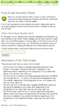 Mobile Screenshot of emailsecuritycheck.net