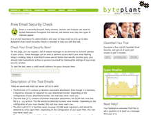 Tablet Screenshot of emailsecuritycheck.net